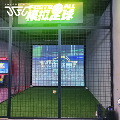 Interactive Football Sport Simulator for Indoor Arcade Entertainment