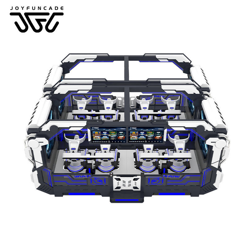 8-seat VR fantasy ride arcade full sensory dynamic VR, 16 games