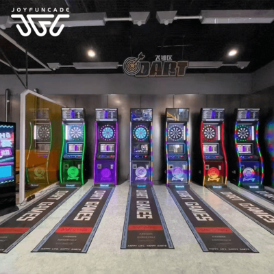 Good price Dart Arcade Cabinet Featuring Promotional Media Display Multilingual Interface electronic dart machine for sale online