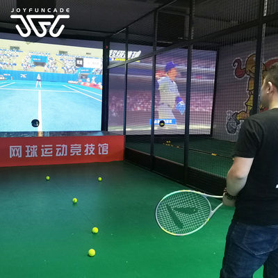 Buon prezzo Simulatore virtuale di tennis 220V con sistema di ritorno della palla per 1-2 giocatori in linea